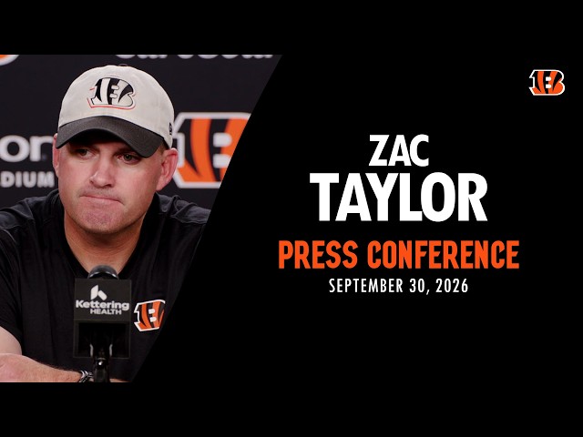 Zac Taylor Press Conference - September 30
