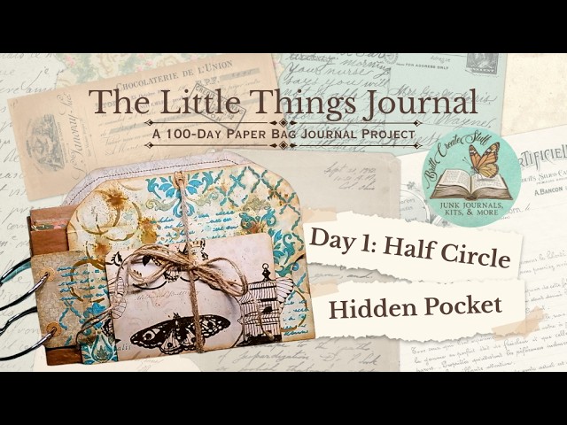 Half Circle Hidden Pocket Tutorial | Little Things Journal | 100-Day Project