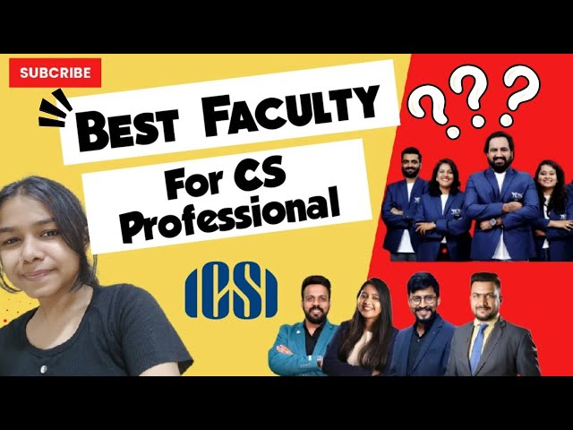 Best Faculty for CS Professional 📚 | Top Teachers for CS Professional Exams 🤩