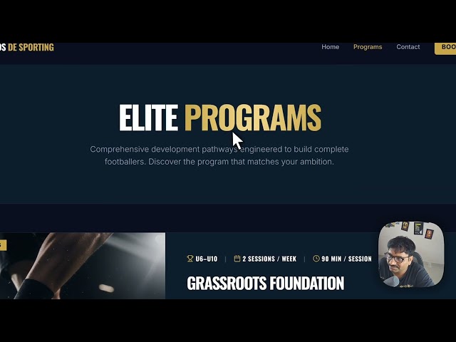 Build a Modern Football Club Website in Minutes Using AI!