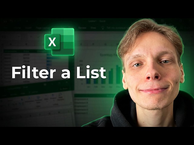 How to Filter a List with a Formula in Excel [2026 Easy Guide]
