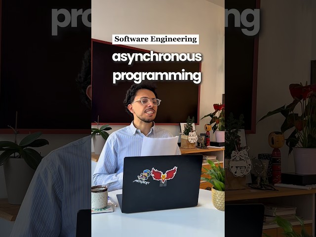 What is asynchronous programming? 🤯the simplest explanation you’ll find 🫡 #computerscience