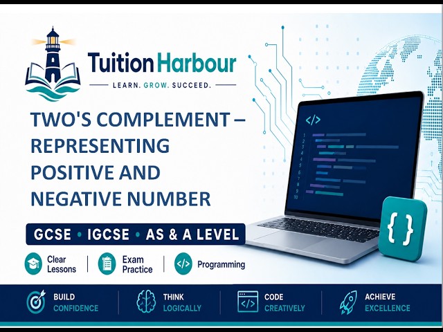 TWO'S COMPLEMENT – REPRESENTING  POSITIVE AND NEGATIVE NUMBER