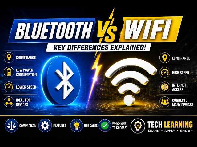 Bluetooth Vs WiFi