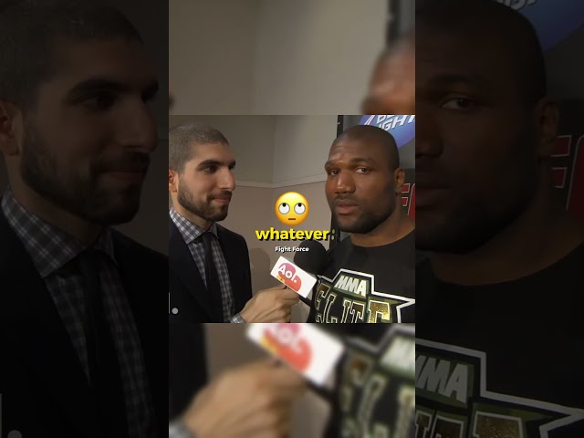 I’M ALPHA! Rampage Jackson bullying Ariel Helwani in an interview