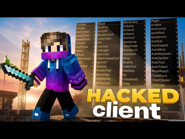 Best Hack Client For MCPE 1.26+ 💀 || Hack Mods For Minecraft Bedrock 🔥