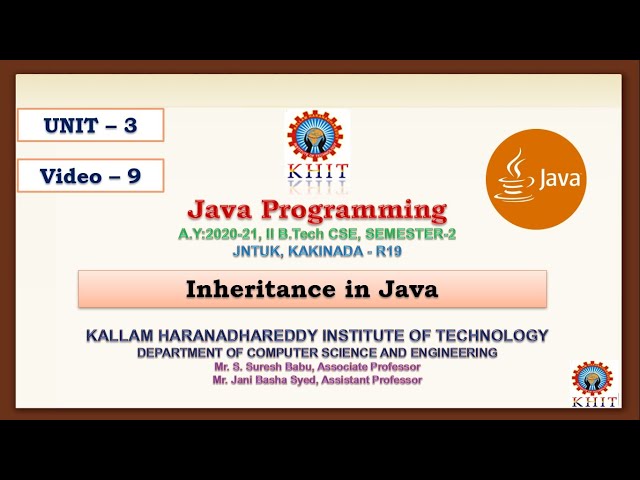 JAVA Unit 3 Video 9