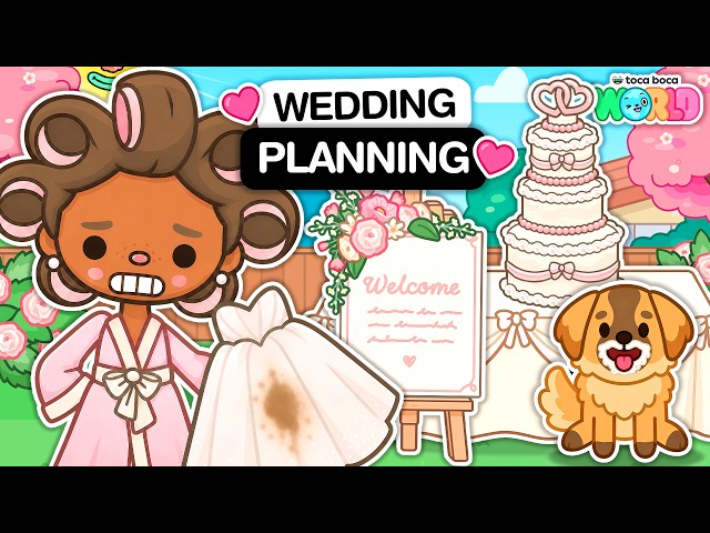 PLANIFICANDO LA BODA DE ENSUEÑO (CAÓTICA) 😭 (EP 33) | Juego de rol familiar de Toca Life World 🌍
