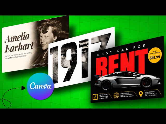 How to Make a VIRAL Presentation in Canva | 3 Easy & Creative Design Ideas