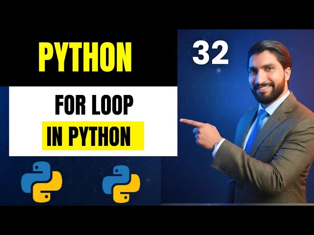 #32 For Loop in Python 🔥 | Complete For Loop Tutorial for Beginners in Hindi