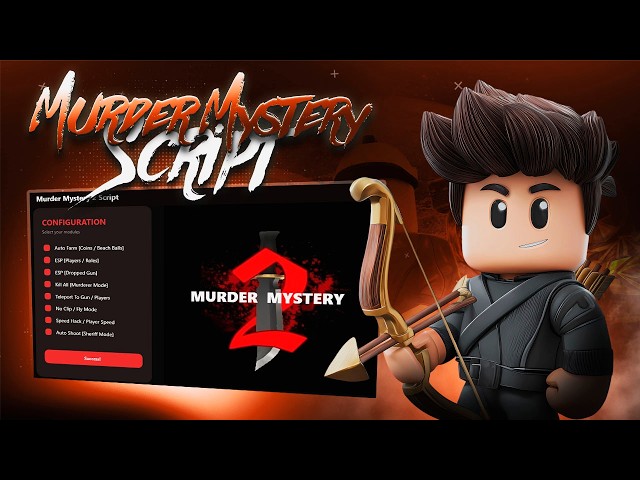 Best Mm2 Script  🌊⛱️ SUMMER UPDATE AUTO FARM SCRIPT | MURDER MYSTERY 2 SCRIPT | KEYLESS!