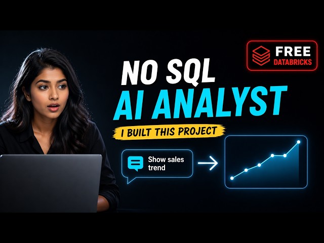 I Built an AI Data Analyst Using FREE LLM in Databricks | AI Project