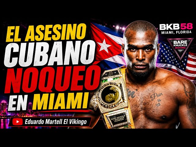 CUBAN ASSASSIN GUSTAVO TRUJILLO'S KNOCKOUT AT BARE KNUCKLE BKB 58 IN MIAMI!