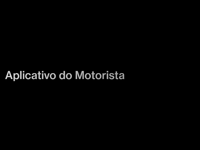 Aplicativo Motorista