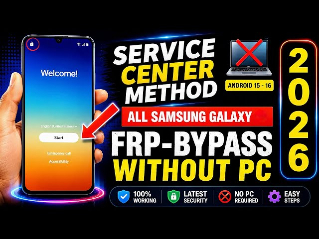 2026 New Method 🔥 All Samsung FRP Bypass | Android 12/13/14 | Google Account Remove | No PC