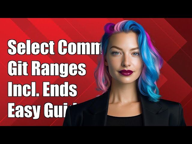 How to select git commit ranges with inclusive end points