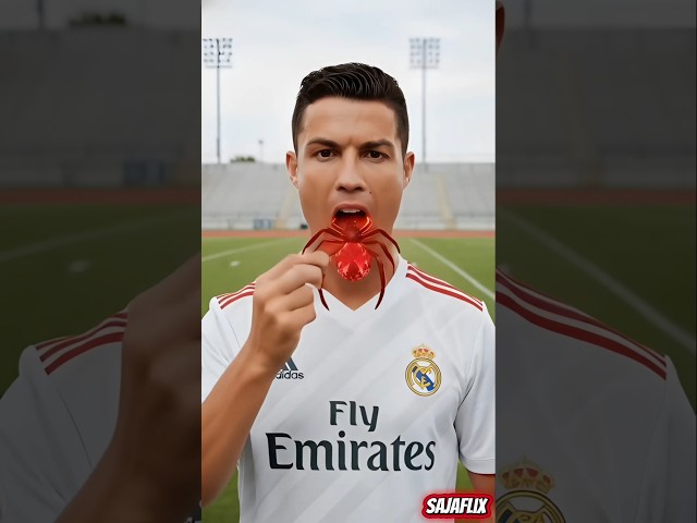 Ronaldo, Messi, Mbappe & Neymar Eat Spider and Become Superheroes