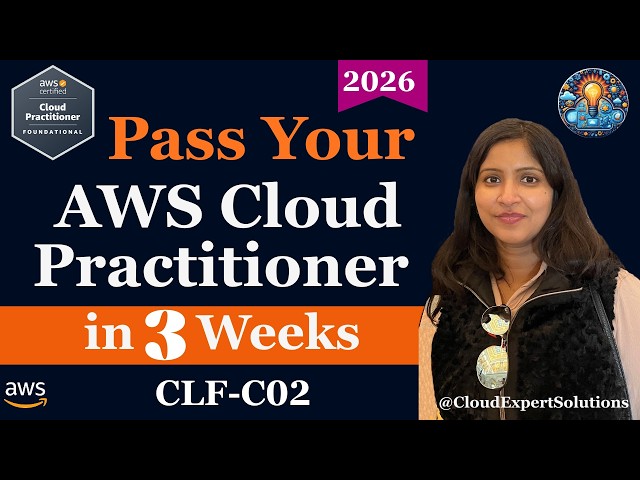 How to Pass AWS Cloud Practitioner in 3 Weeks | Free Study Plan & Exam Strategy | CLF-C02 2026