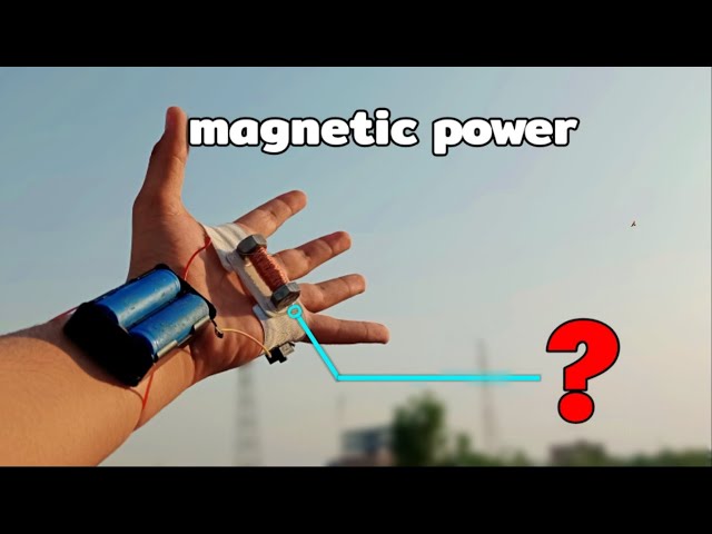 I am turning my hand into a magnet
