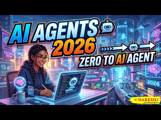 What Are AI Agents? Explained for Beginners in Simple Words. | AI Agents 2026 |  Naresh IT