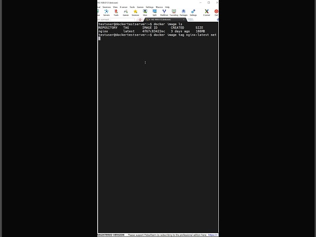 docker image tag command to clone the docker images in host machine - #docker