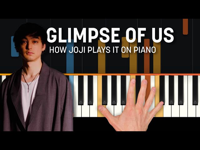 Joji - Glimpse of Us | Easy Piano Tutorial by HDpiano