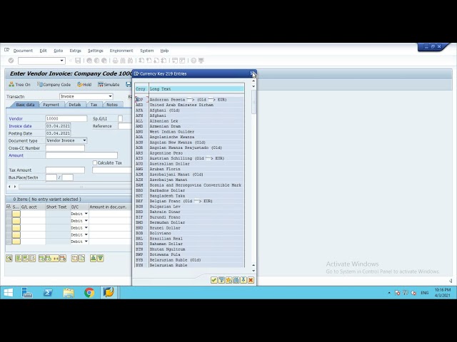 S4 HANA||Accounting Editing Options || Transaction  FB00-Part1