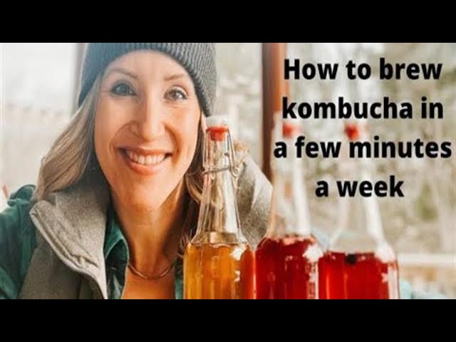 Never Buy Store Bought Kombucha Again | How to Brew Kombucha From Scratch in a Few Minutes a Week