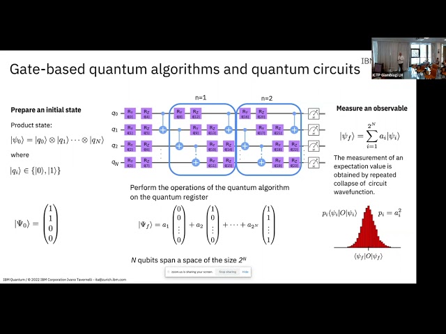 Quantum computing and its applications in natural sciences