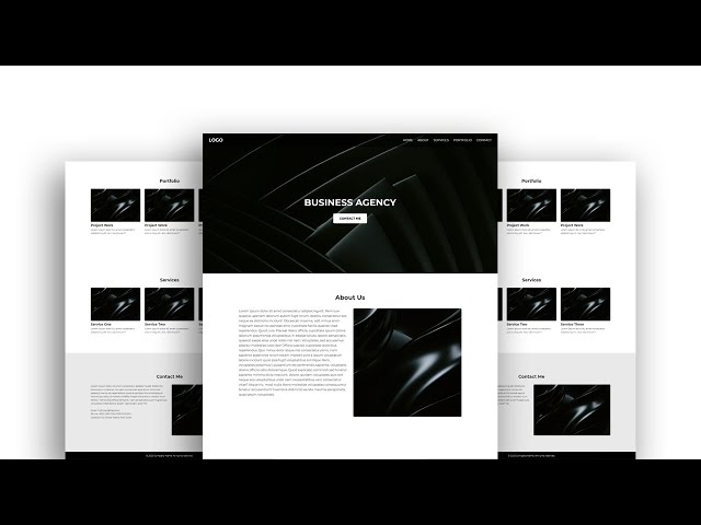 Responsive Website design using HTML CSS and JavaScript