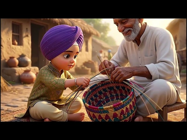 Waheguru Simran for Children 4K | Sikh Prayer