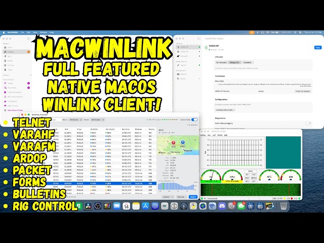 MacWinlink Beta Native MacOS Winlink Client.  It Finally Exists!!