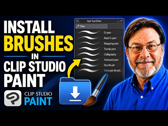 Install Brushes in Clip Studio Paint