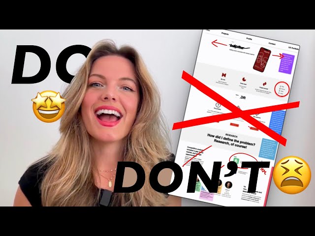 Junior UX Designer Case Study Review | DO THIS, NOT THAT!!