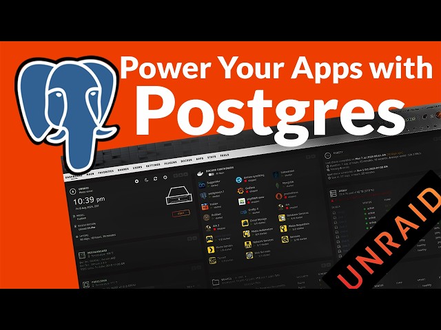 PostgreSQL on Unraid? Yes, and It’s Easier Than You Think!