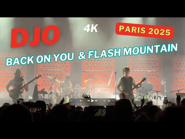 Djo Live In Paris 2025 - Back on you & Flash mountain