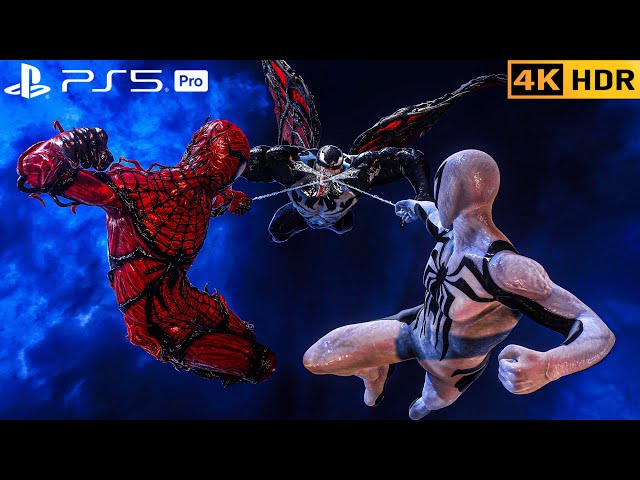 (PS5 PRO) Venom’s Final Fight Against Anti-Venom & Carnage | 4K HDR