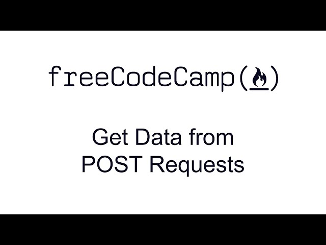 Get Data from POST Requests - Basic Node and Express - Free Code Camp