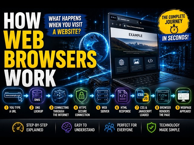 How Web Browsers Work | What Happens When You Visit a Website?