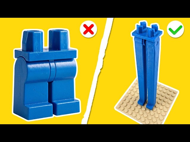 Hice piezas de LEGO en 3D que no deberían existir