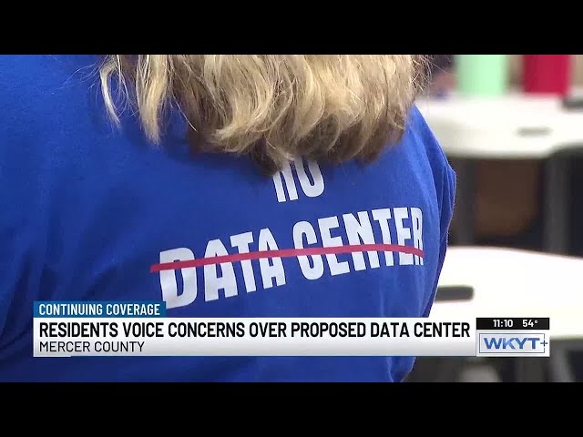Mercer County residents oppose proposed data center at packed community meeting