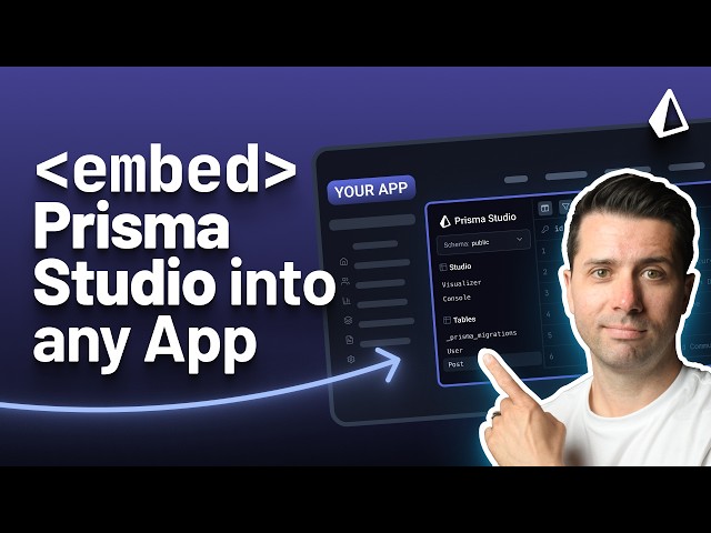 Use Prisma Studio in Your Own Applications