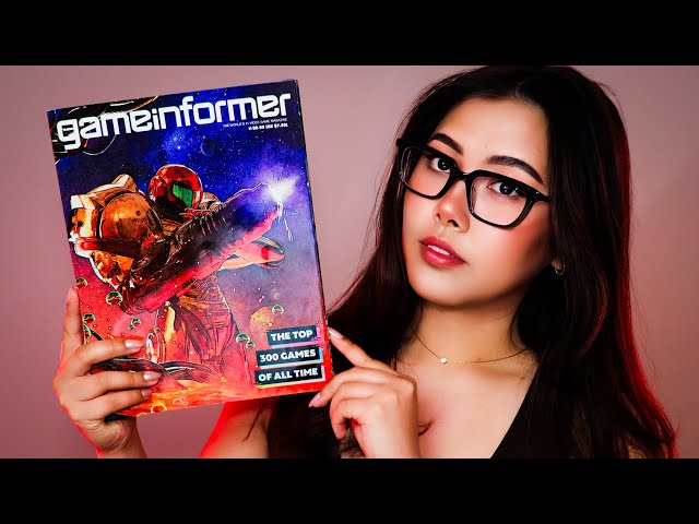 ASMR 📖 Top 300 Games of All Time! 🎮 Game Informer Magazine Whispered Reading for Relaxation ✨