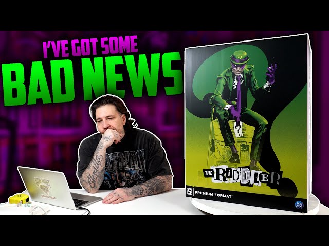 The RIDDLER Premium Format by Sideshow | Statue Unboxing & Review