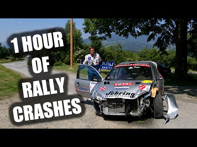 Full Send! 1 Hour of Non-Stop Rally Crashes & Mistakes! Part 2!
