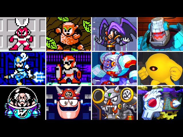 Mega Man Series - All Bosses (No Damage) [1987 - 2026]