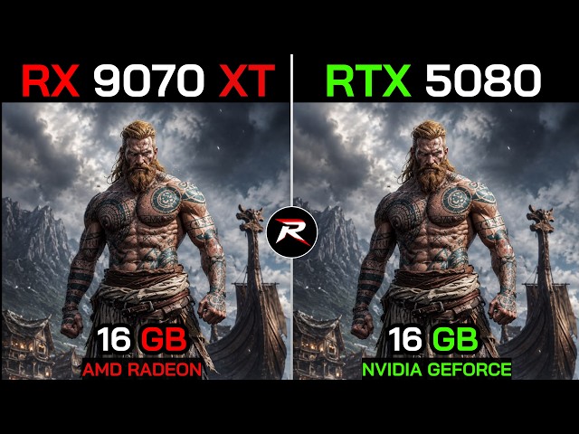 RX 9070 XT VS RTX 5080 TEST IN 18 GAMES