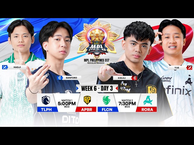 🔴 LIVE | MPL PH S17 | ENGLISH - Week 6 Day 3