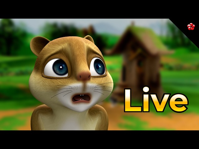 🌈 Non Stop Malayalam Cartoon Live 📺 Manjadi Kids Songs & Stories 🎵🐰