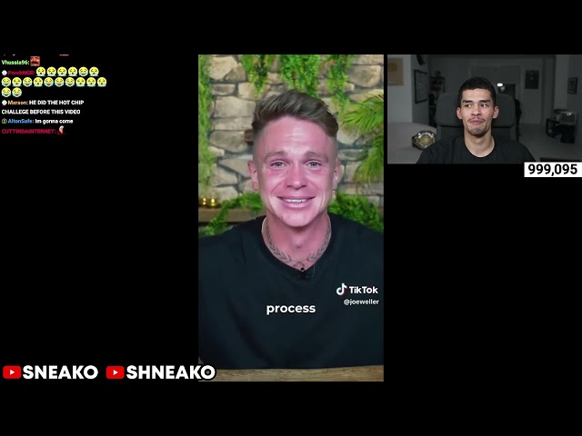 SNEAKO reacts to Joe Weller breaking down while discussing his conversion to Christianity